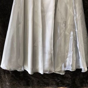 Long formal gray skirt